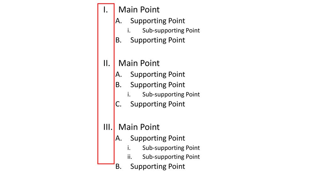 Prepare an outline or note card to guide you through your speech.